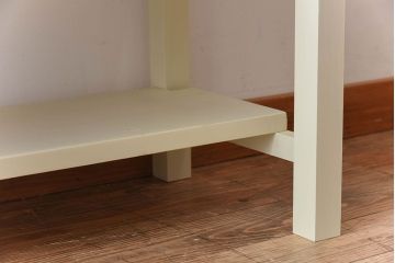 アンティーク家具　ネームプレート取っ手　引き出し8杯付き!サイドテーブル(平机・コンソールテーブル)