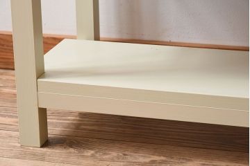 アンティーク家具　ネームプレート取っ手　引き出し8杯付き!サイドテーブル(平机・コンソールテーブル)