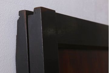 古い木味　和製アンティーク　明治期　帯戸2枚セット(2)