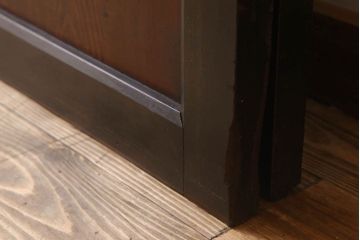 古い木味　和製アンティーク　明治期　帯戸2枚セット(2)