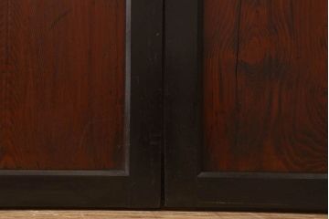 古い木味　和製アンティーク　明治期　帯戸2枚セット(2)