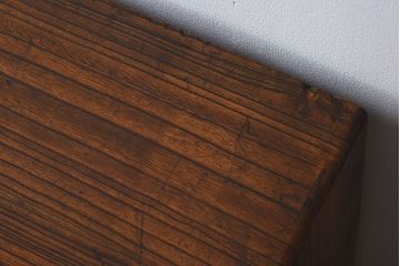 レトロ家具　昭和レトロ　上品で小ぶりな丸窓本箱(ブックケース)