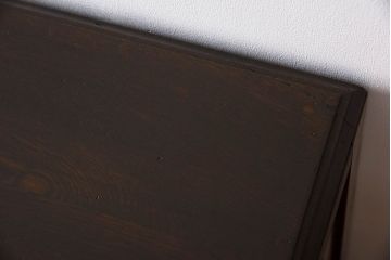 アンティーク家具　透かし彫り　大正ロマン　和製アンティークの薄型片袖机