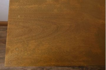 ペイント家具　チェッカーガラス引き戸のサイドボード(カウンター)