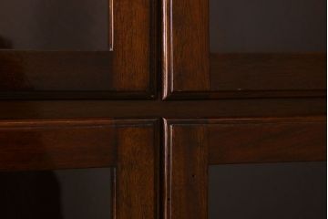 アンティーク家具　イギリスアンティーク　マホガニー材製　モダンなスタッキングブックケース(2)