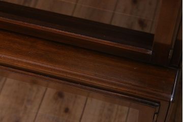 アンティーク家具　イギリスアンティーク　マホガニー材製　モダンなスタッキングブックケース(2)
