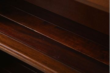 アンティーク家具　イギリスアンティーク　マホガニー材製　モダンなスタッキングブックケース(2)