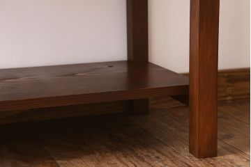 アンティーク家具　ネームプレート付き!　イギリスアンティーク　古い木製の脚付きドロワー(引き出し)(1)