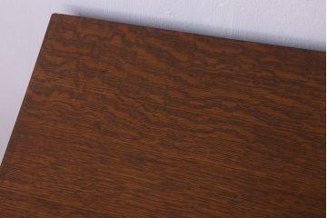 アンティーク家具　ネームプレート付き!　イギリスアンティーク　古い木製の脚付きドロワー(引き出し)(2)