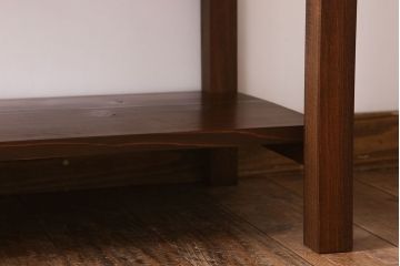 アンティーク家具　ネームプレート付き!　イギリスアンティーク　古い木製の脚付きドロワー(引き出し)(2)