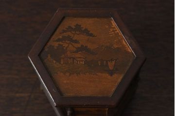アンティーク雑貨　寄木細工　和製アンティーク　シガレットケース(煙草ケース)