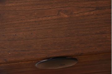 アンティーク家具　総桐材　和製アンティーク　鉄脚付き!シンプルな古い木の時代箪笥ローボード(1)