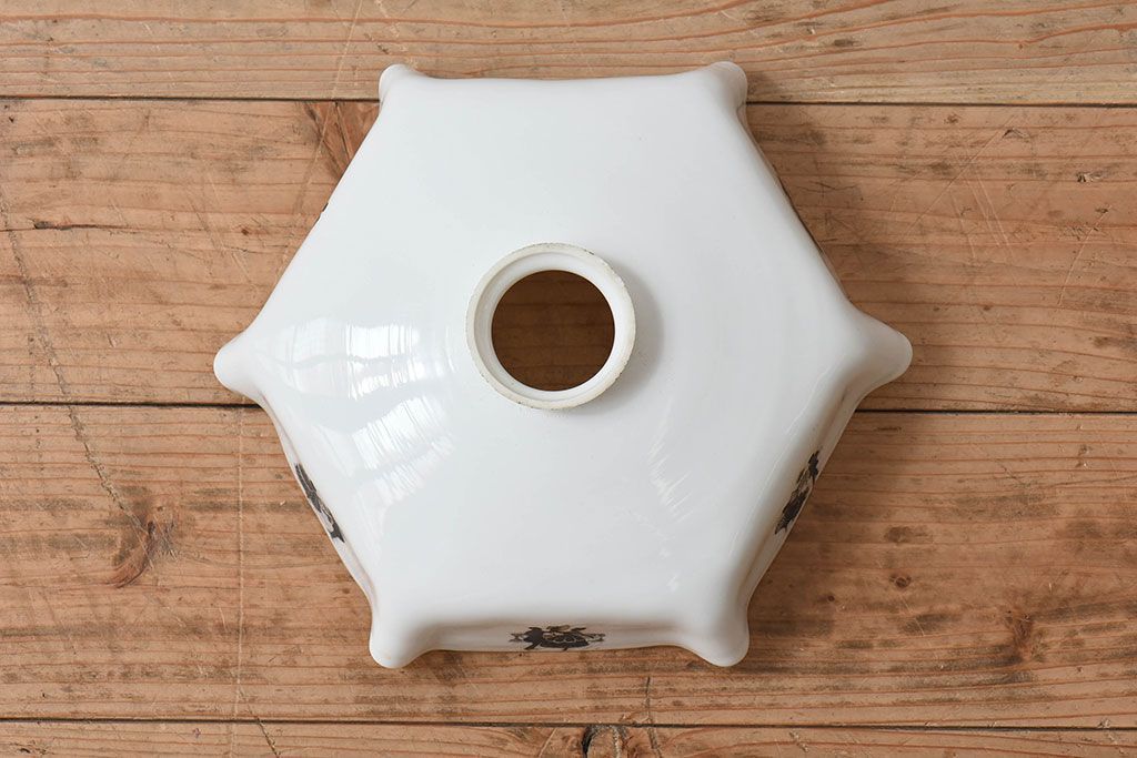 フランスアンティーク　レトロなデザインのペンダントライト(2)