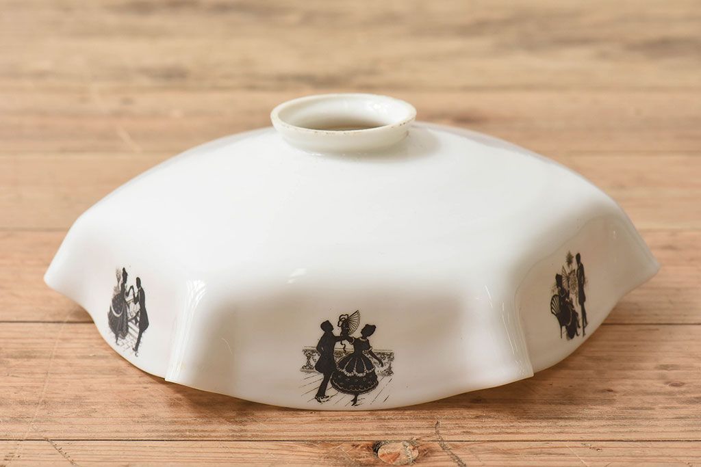 フランスアンティーク　レトロなデザインのペンダントライト(2)