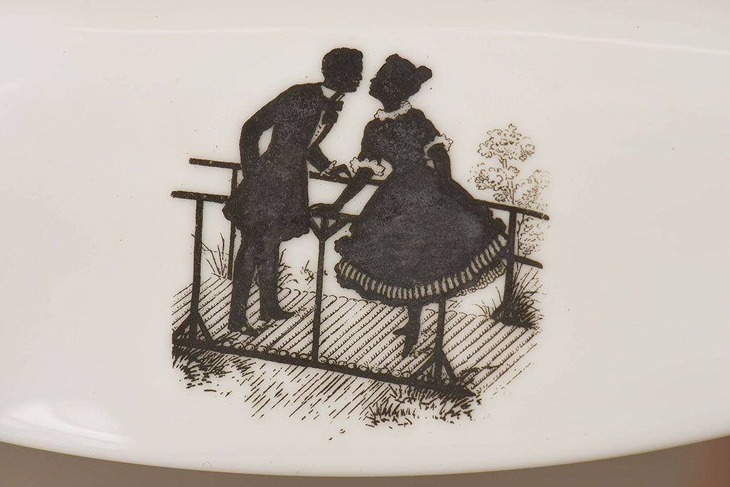 フランスアンティーク　レトロなデザインのペンダントライト(2)