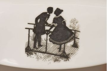 フランスアンティーク　レトロなデザインのペンダントライト(2)