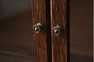 アンティーク家具　イギリスアンティーク　オーク材製　モダンなスタッキングブックケース(3)