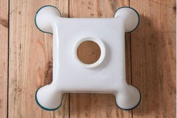 イギリスアンティーク 上品なフリルシェードのペンダントライト(天井照明)(2)