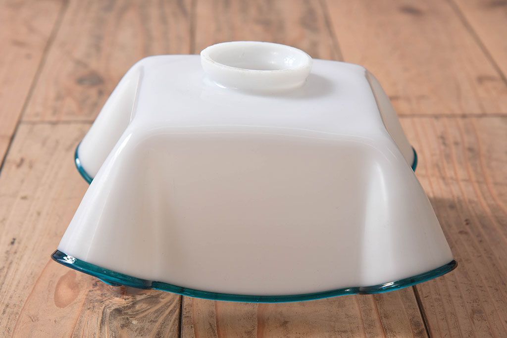 イギリスアンティーク 上品なフリルシェードのペンダントライト(天井照明)(2)