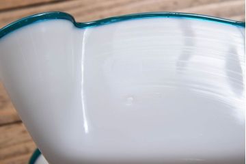 イギリスアンティーク 上品なフリルシェードのペンダントライト(天井照明)(2)