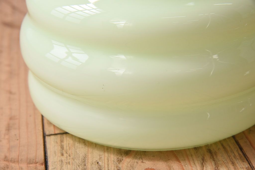 フランスアンティーク　被せガラスシェードのペンダントライト(天井照明)