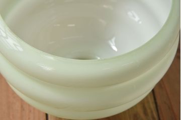 フランスアンティーク　被せガラスシェードのペンダントライト(天井照明)