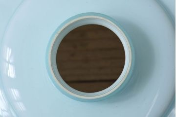 フランスアンティーク　レトロな被せガラスのペンダントライト