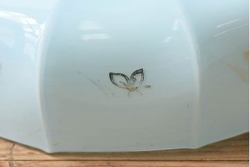 フランスアンティーク　レトロな被せガラスのペンダントライト