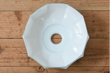 フランスアンティーク　レトロな被せガラスのペンダントライト