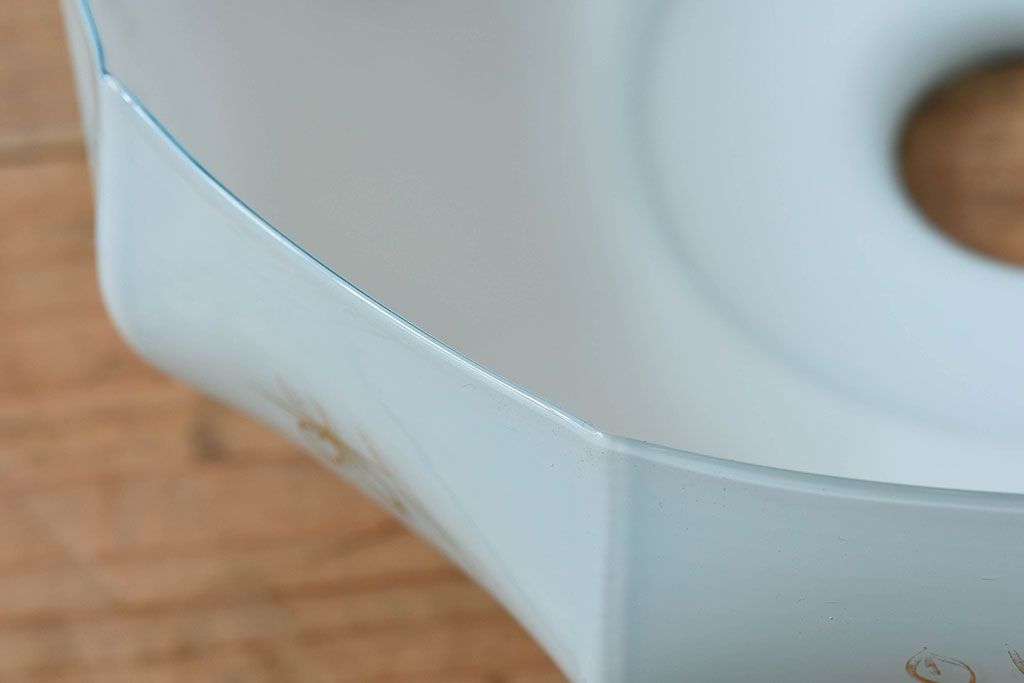 フランスアンティーク　レトロな被せガラスのペンダントライト