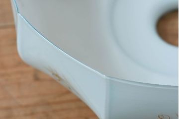 フランスアンティーク　レトロな被せガラスのペンダントライト