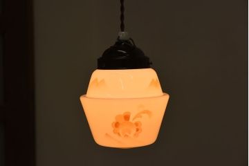 フランスアンティーク　レトロなペンダントライト