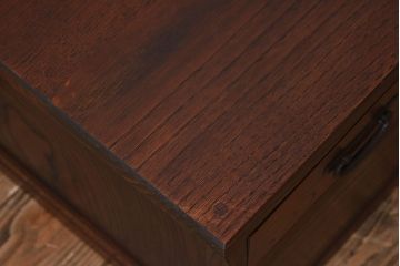 アンティーク家具　前面・側面欅材　高級品　古い木の和製アンティークローボード