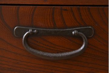 アンティーク家具　前面・側面欅材　高級品　古い木の和製アンティークローボード