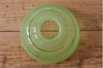 フランスアンティーク　すりガラスシェードのペンダントライト(天井照明)(2)