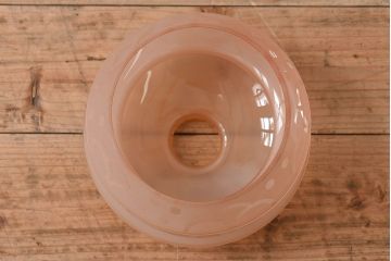 フランスアンティーク　すりガラスシェードのペンダントライト(天井照明)(3)