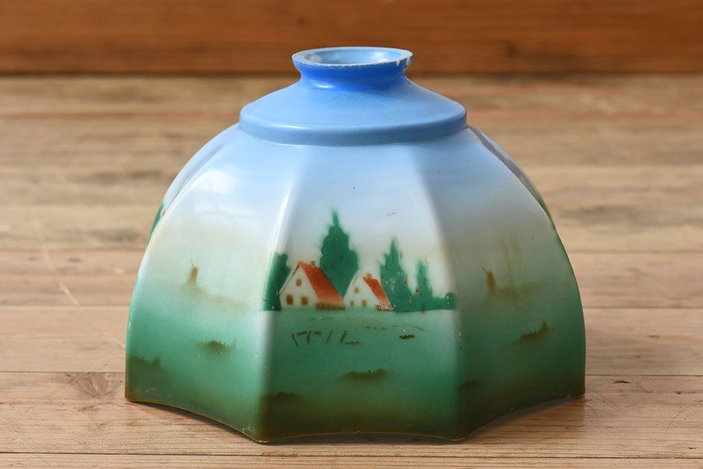 フランスアンティーク　レトロなデザインのペンダントライト(1)