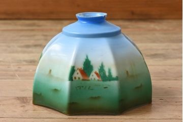 フランスアンティーク　レトロなデザインのペンダントライト(1)