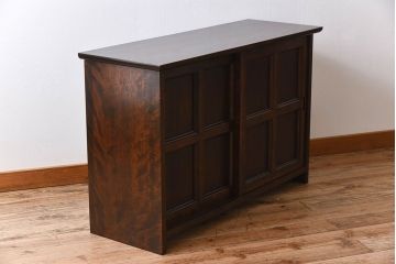 中古　松本民芸家具　特注品　キャビネット(収納棚・戸棚)