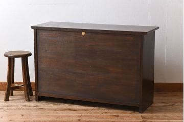 中古　松本民芸家具　特注品　キャビネット(収納棚・戸棚)