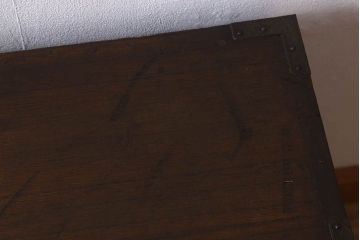 アンティーク家具　総桐材製　明治期!アンティークの観音箪笥ローボード(桐箪笥、桐たんす)