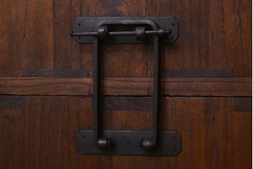 アンティーク家具　総桐材　和製アンティーク　上手物　二段重ね時代箪笥(衣装箪笥、桐箪笥、桐たんす)