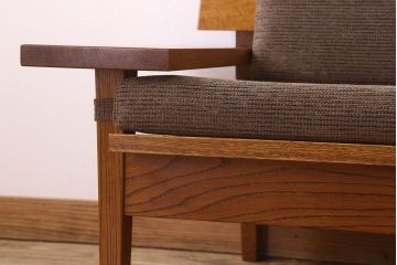 中古　Oak Village(オークビレッジ)　フューチャーホライズンソファ(1人掛けソファ)(定価約20万5千円)(1)