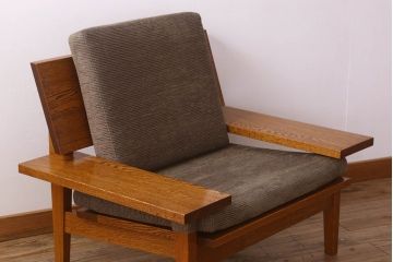 中古　Oak Village(オークビレッジ)　フューチャーホライズンソファ(定価約20万5千円)(1人掛けソファ)(2)