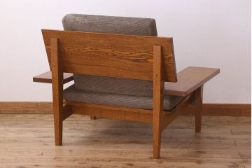 中古　Oak Village(オークビレッジ)　フューチャーホライズンソファ(定価約20万5千円)(1人掛けソファ)(2)