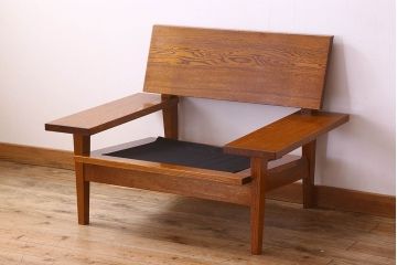 中古　Oak Village(オークビレッジ)　フューチャーホライズンソファ(定価約20万5千円)(1人掛けソファ)(2)