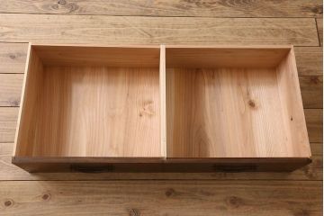 アンティーク家具　古民具・骨董　明治期　重厚な鉄脚付き!三尺　水屋箪笥サイドボード(3)