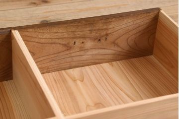 アンティーク家具　古民具・骨董　明治期　重厚な鉄脚付き!三尺　水屋箪笥サイドボード(3)