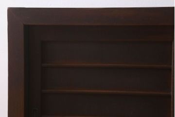 アンティーク家具　古民具・骨董　明治期　重厚な鉄脚付き!三尺　水屋箪笥サイドボード(3)