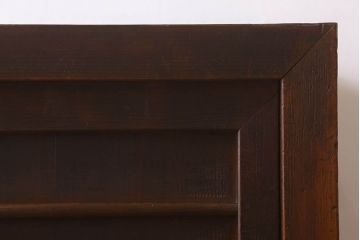 アンティーク家具　古民具・骨董　明治期　重厚な鉄脚付き!三尺　水屋箪笥サイドボード(3)